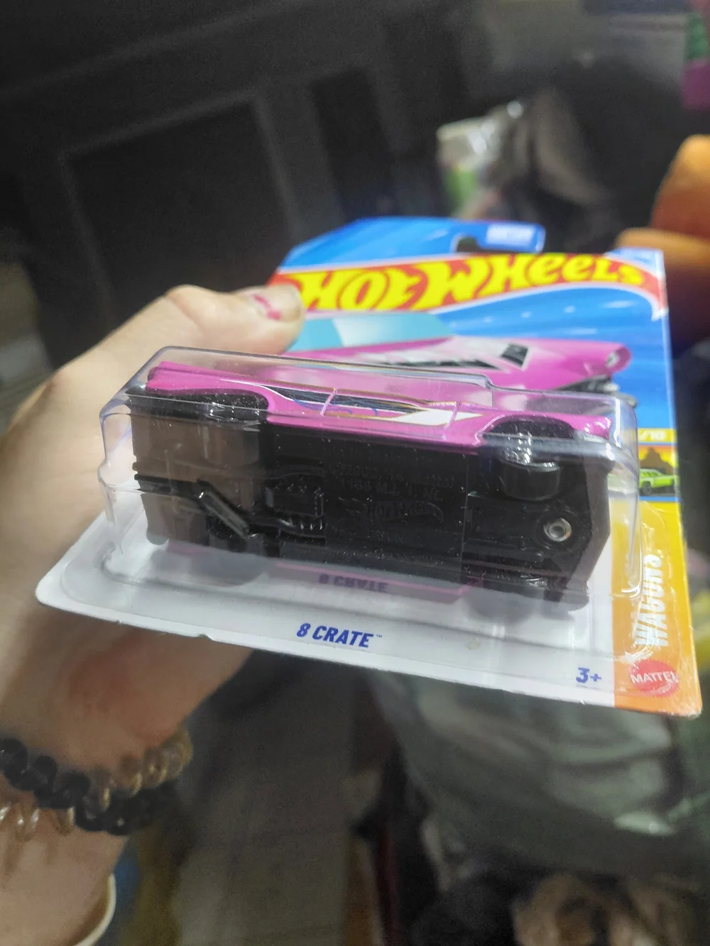 Hot Wheels Pink Custom '56 Chevy Nomad Toy Car